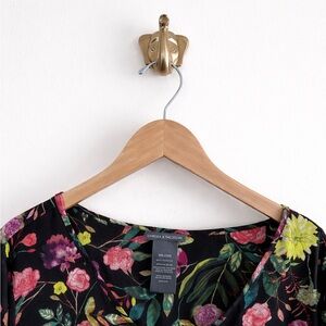 Chelsea & Theodore Flowy Floral Long Sleeve Top size XXL